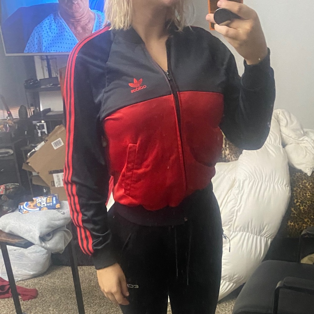 Adidas zip up jacket